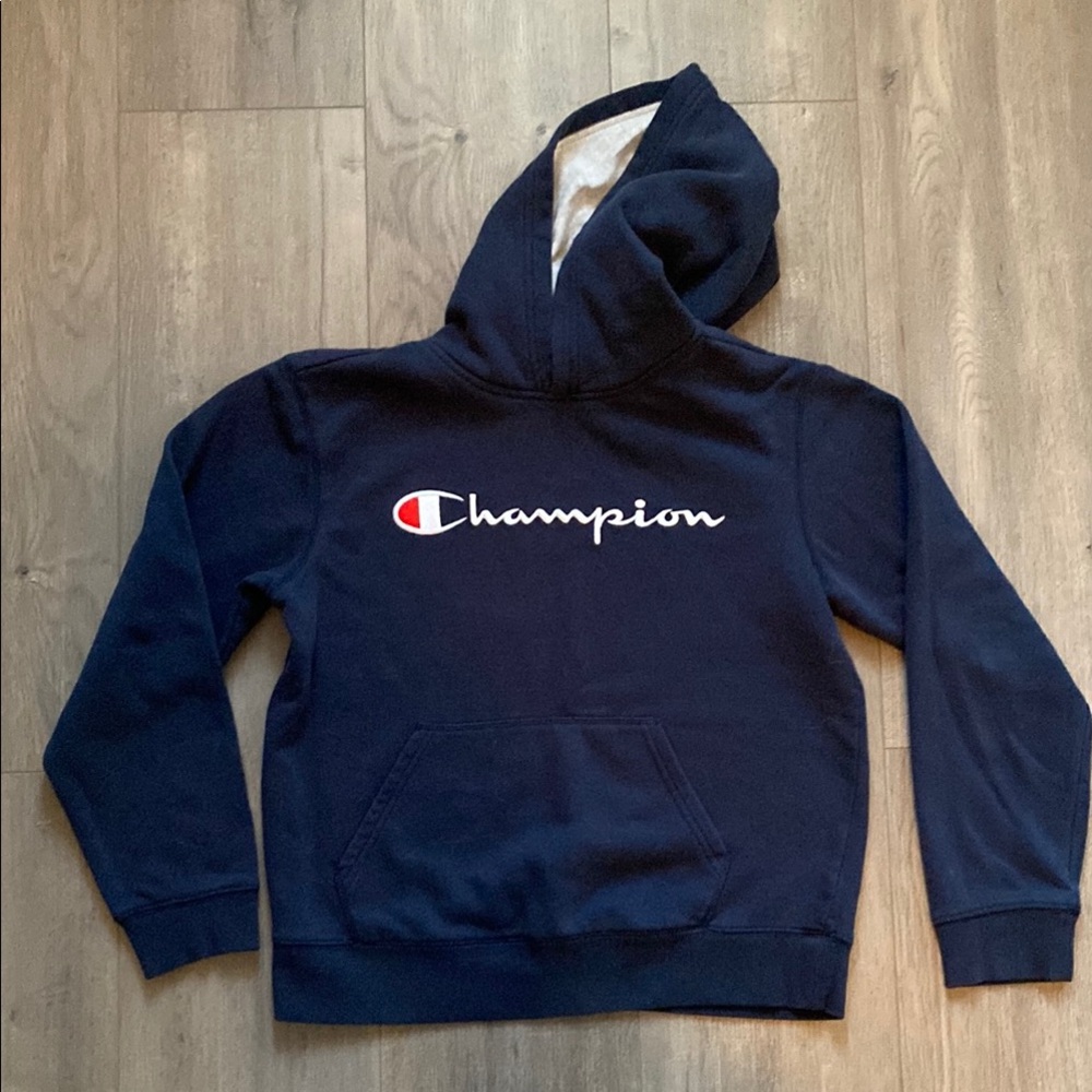 Champion Kids Navy Hoodie